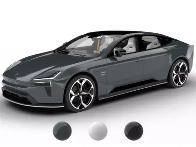 Polestar 5 2026 3d model 3D model