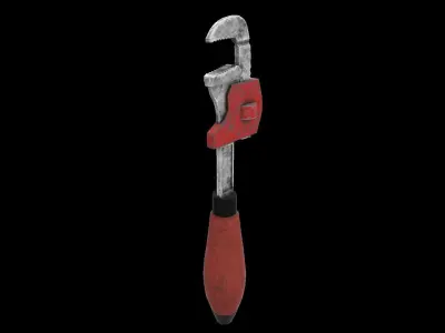 Wrench 3D Model ratchet Low-poly 3D model