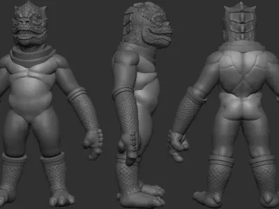 Base Mesh Boosk 3D model