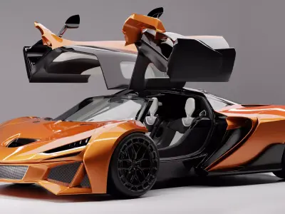 Mclaren W1 3D model