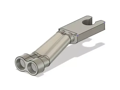 OO HO Magnetic Pipe Couplings for Airfix Models 3D print model