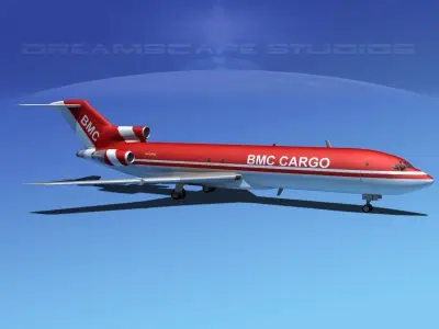 Boeing 727-200 BMC Cargo  3D model