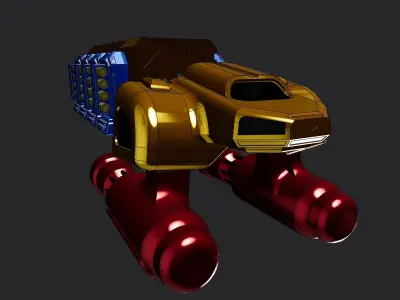 ARN-05 Sci-fi Freight Hauler 3D print model