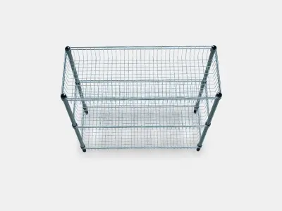 OMAR Regal with 3 baskets 1 3D model