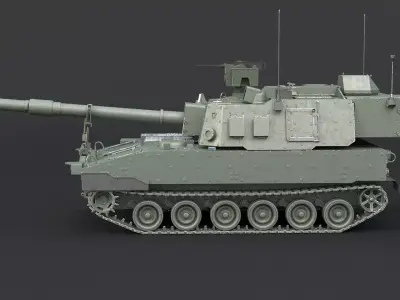 M109A7 Paladin Howitzer GR 3D model