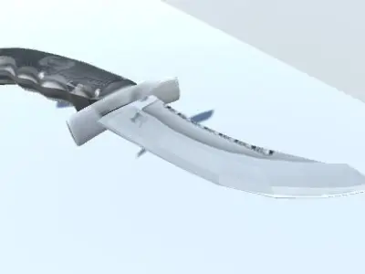 Warrior Knife Free low-poly 3D model