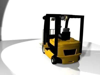 Yale Forklift Low-poly 3D model