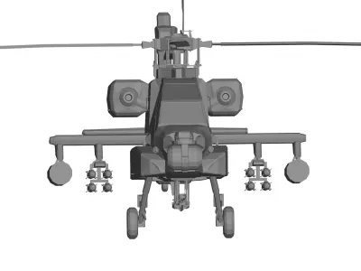 AH-64 Apache 3D model