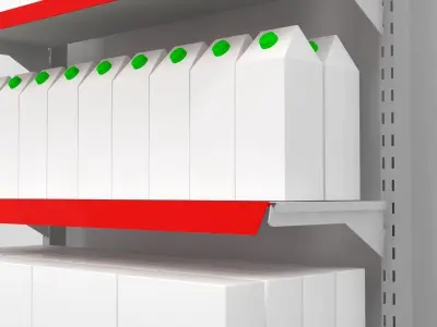 shelf module raf modulu sales stand 3D model