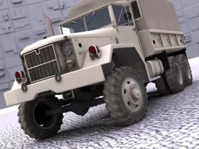 WW2 Truck M-35 3D model