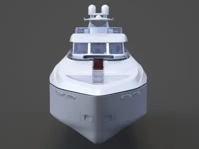 Photorealistic Yacht 03 3D model