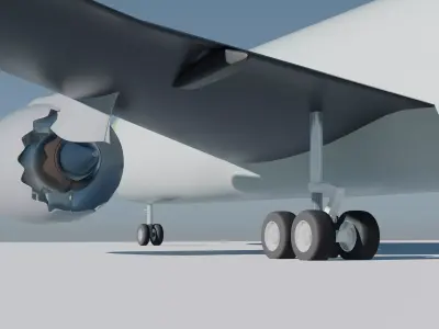 787-8 F Low-poly 3D model