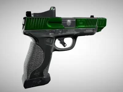 PISTOL 10mm  3D model