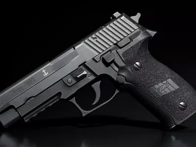 Sig Sauer P226 MK25 9MM Handgun Low-poly 3D model