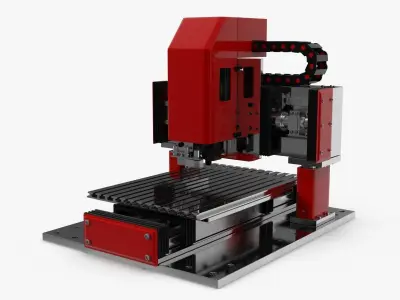 CNC Router Engraving Drilling Milling machine 3D model