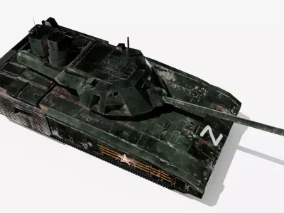 T-14 Armata Russian  3D model