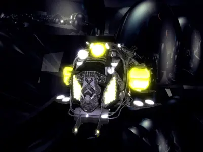 Kings - Fighter Ship - Updated Low-poly 3D model