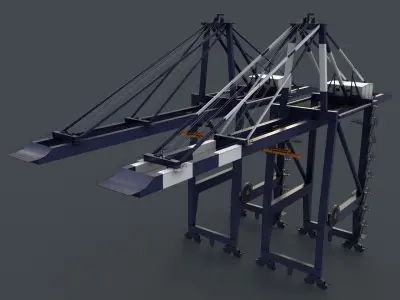 PBR Quayside Container Crane V2 - Multi color Pack
