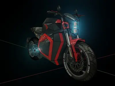 Motorcycle Realistic 3D model