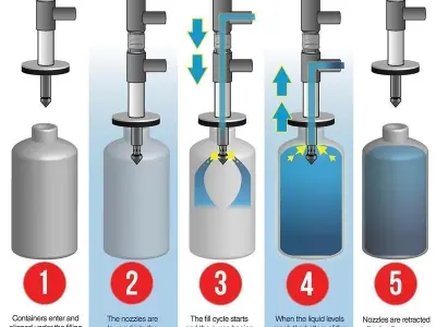 liquid filling nozzle 3D model