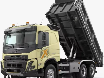 VOLVO FMX 6X4 dump truck 2022 3D model