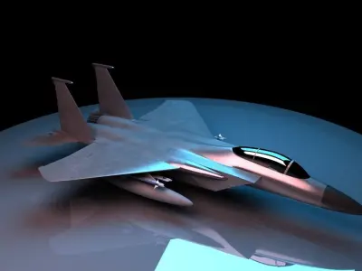 Jet f-15 3D model