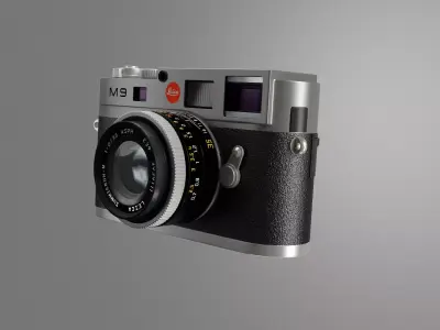 3D model Leica M9 silver 3D model