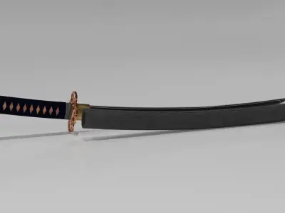 Katana 3D model purchase