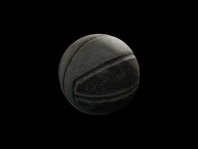 Anydrafts Old basketball 01 Low-poly 3D model