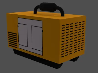 Generator - Low Poly - Game Ready - PBR Low-poly 3D model
