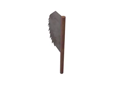 Fantasy Style Axe v1 004 Low-poly 3D model