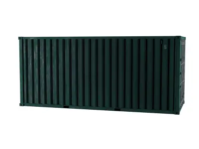 Shipping Container 20ft 3D model buy