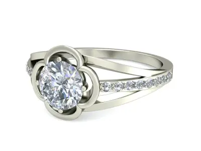 Wedding Ring  3D print model 153