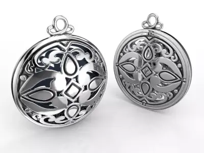 Half Ball Earing 3D print model