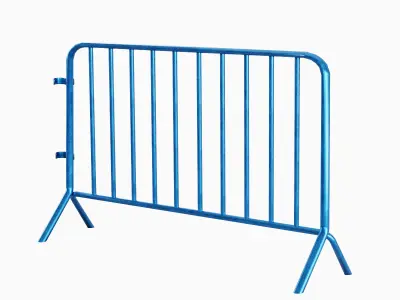 Fence Barrier 06 Low-poly 3D model