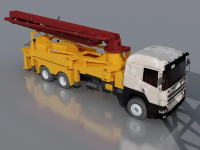 Large construction vehicles-agricultural machinery 3D model buy