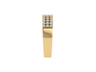 Wedding Band 3D print model 10