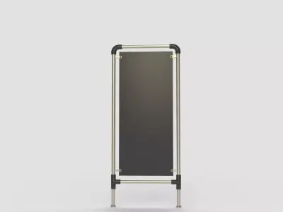 Plastic Stand  Banner 3D model