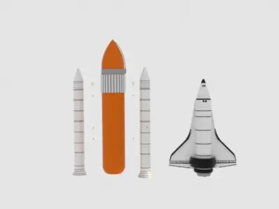 Spaceship 3D model purchase