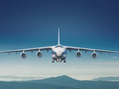 Antonov AN-124 3D model purchase