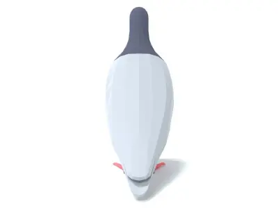 Low Poly Cartoon Pigeon Low-poly 3D model