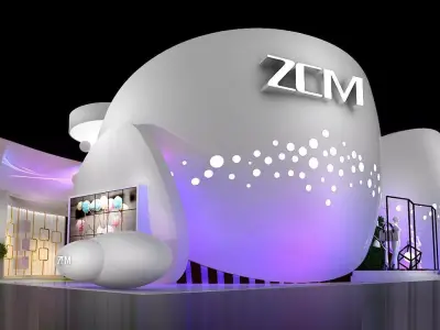 Exhibition - size - 15X12-3DMAX2012-0035 3D model