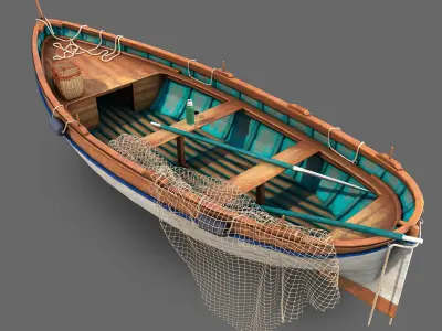 fishing boat 3D model