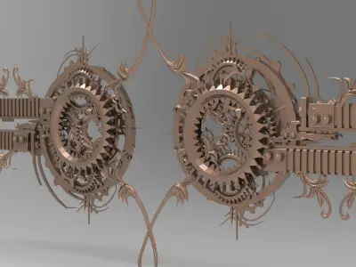 Enock Cog greater wings  Low-poly 3D model