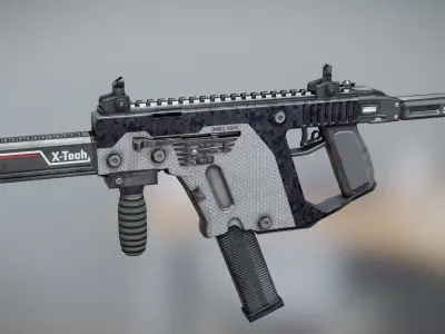 Kriss Vector Low-poly 3D model get