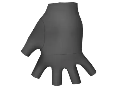 Fingerless Hunter Gloves Low-poly 3D model