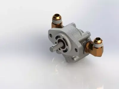 Hydraulic Pump Design Free 3D model