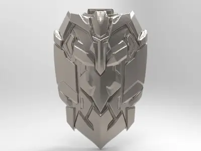 sci-fi fantasy shield  3D print model