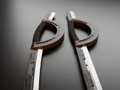 Sci-fi Blade  3D model