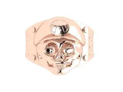 Skull Ring 3D print model